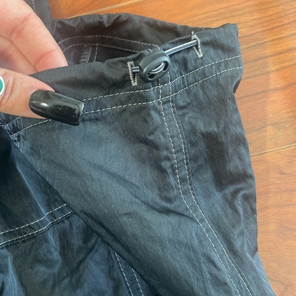 NWT Wild Fable Black Parachute Rip Cord Straight Leg Pants - Picture 7 of 10